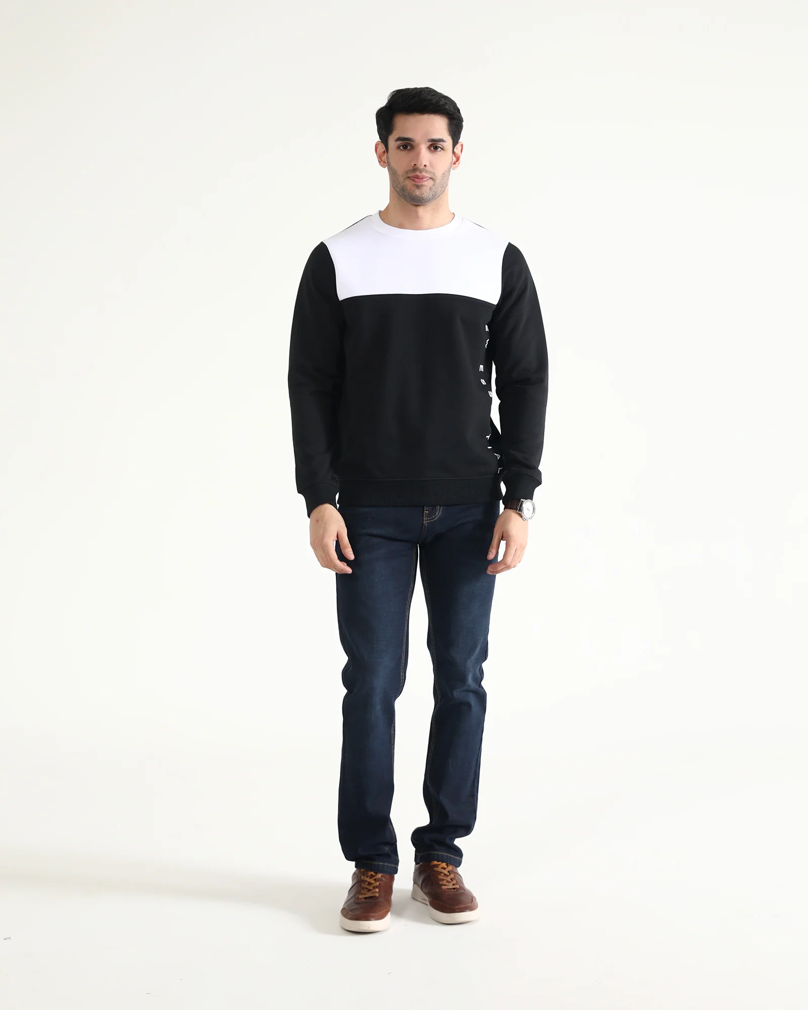 Men Typography Sweatshirt - Image 4